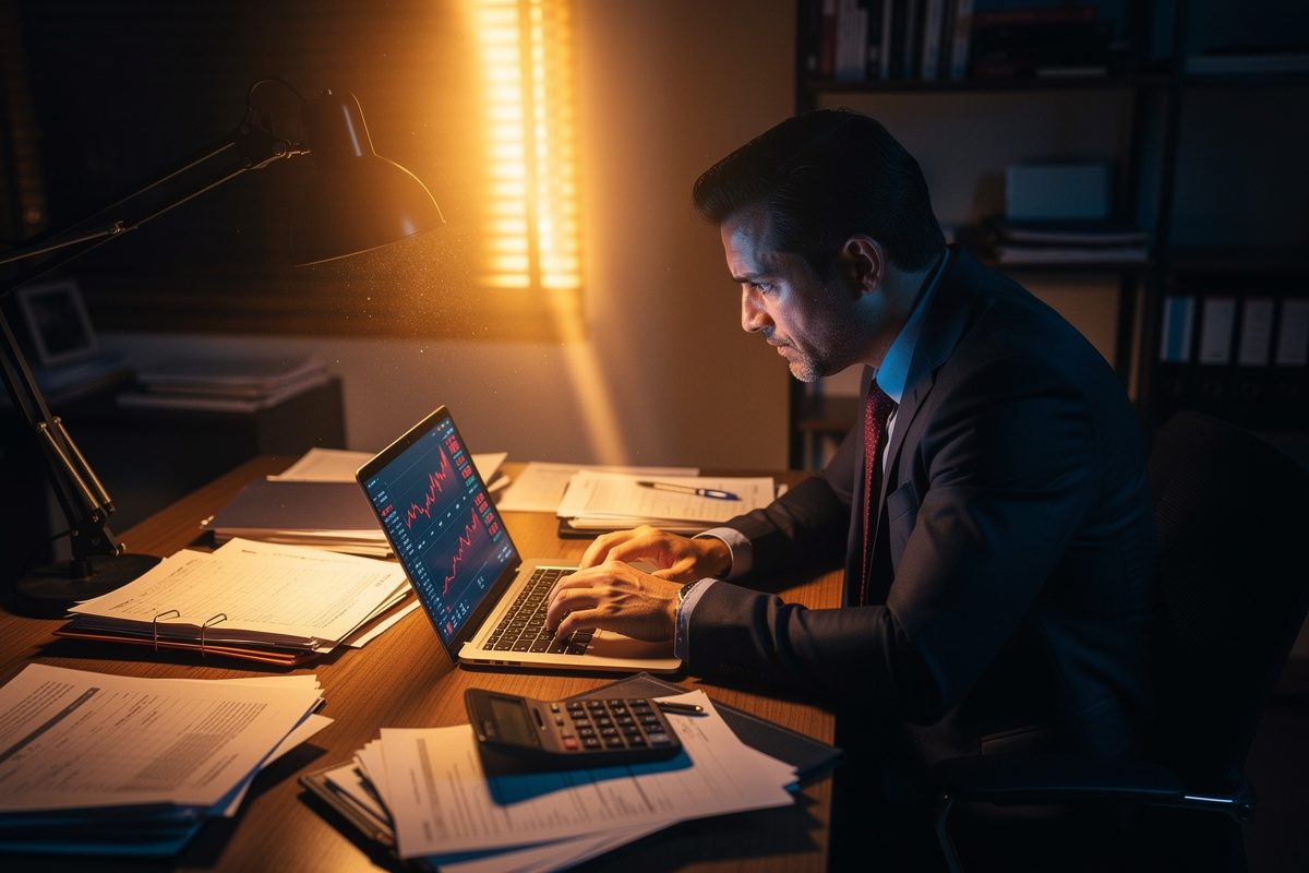 Bilan financier négatif : causes, obligations et solutions